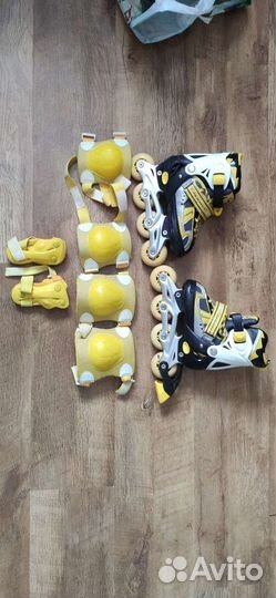 Роликовые коньки детские раздвижные