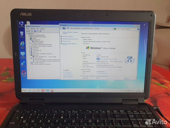 Ноутбук Asus k50c 15.6