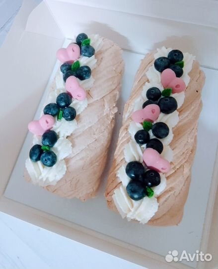 Меренговый рулет