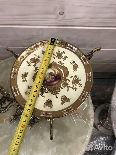 Менажница-ваза бронзовая