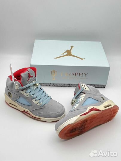 Nike Air Jordan 5 Trophy Room retro ice blue