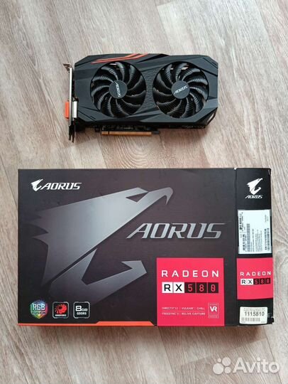 Radeon rx 580 8gb Aorus