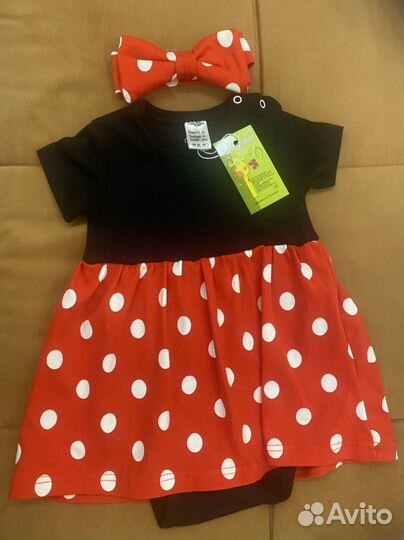 Платье-боди и повязка 86