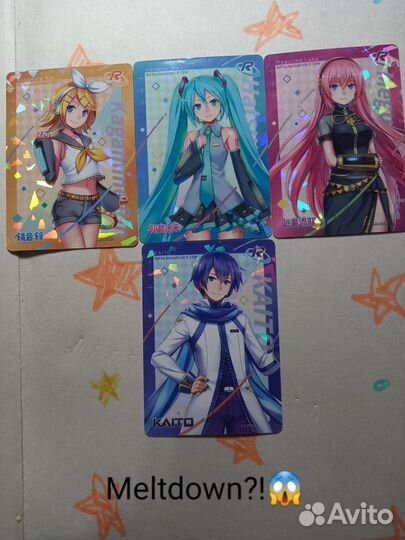 Офиц. коллекционные карточки вокалоиды