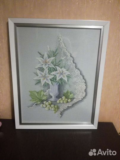 Картина вышитая крестом