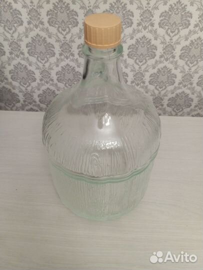 Бутыль стеклянная 5 литров