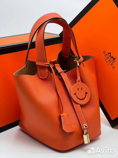 Сумка женская hermes натуральная кожа