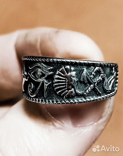 Кольца, перстни посеребренные новые