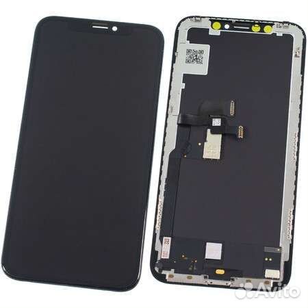 Дисплей для iPhone X в сборе Черный (Hard oled)