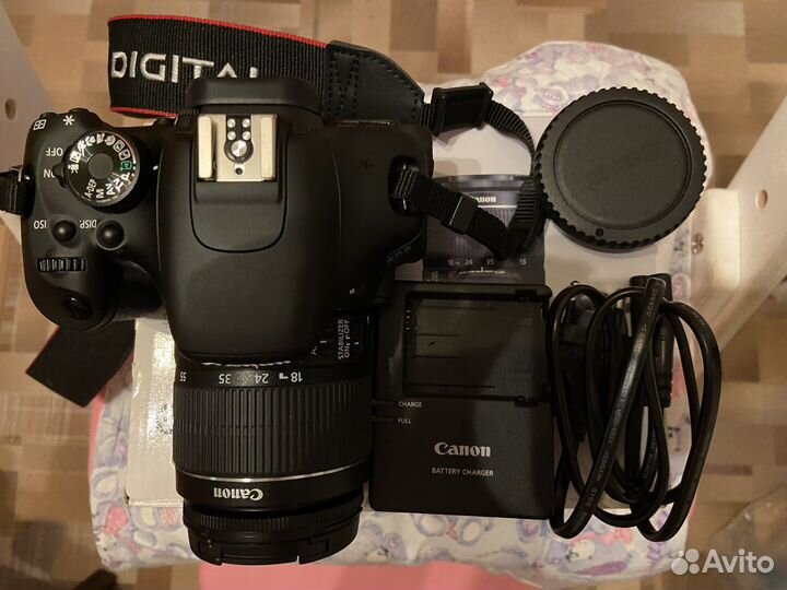 Зеркальный фотоаппарат canon 600d и сумка