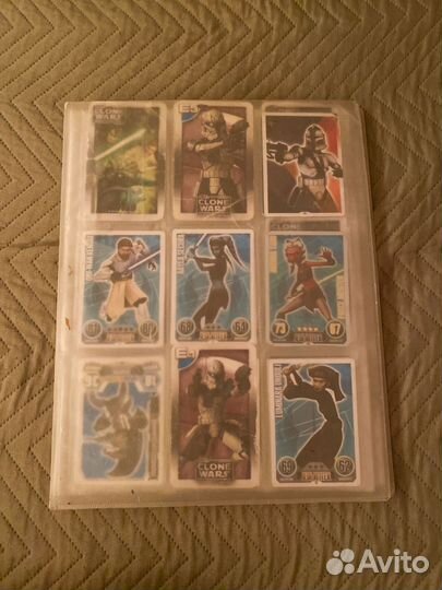 Карточки starwars force attax