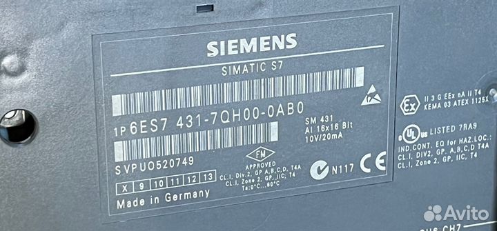 Siemens 6ES7431-7QH00-0AB0 новый, 2 шт