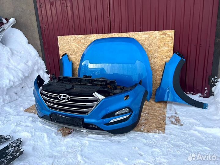 Ноускат морда в сборе Hyundai Tucson 3 2015-2018