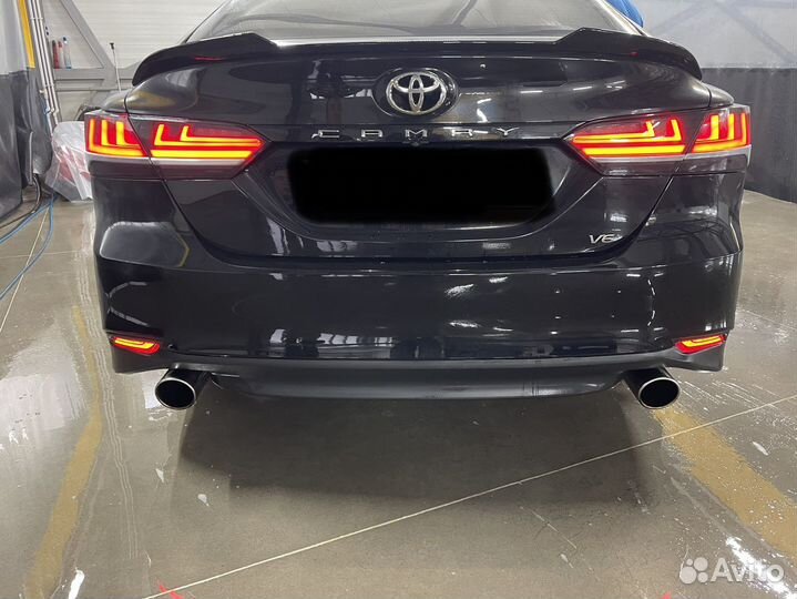 Задние фонари в стиле lexus на Камри 70