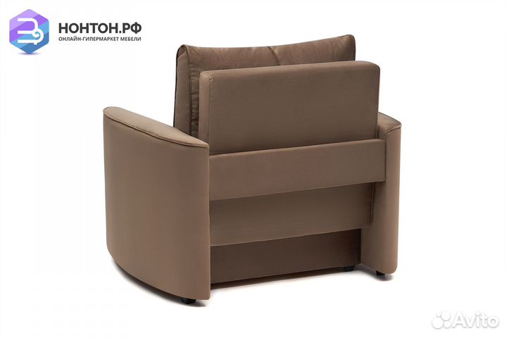 Кресло еврокнижка Колибри коричневое