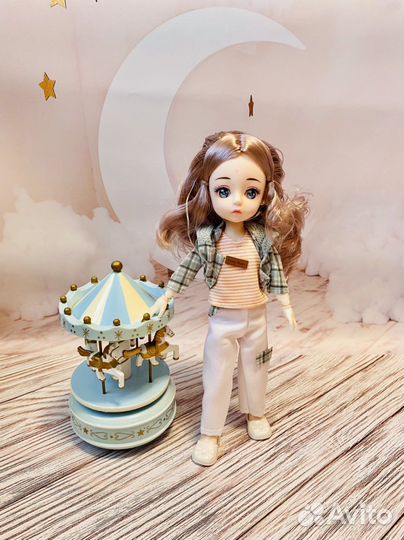 Кукла шарнирная новая 28 см