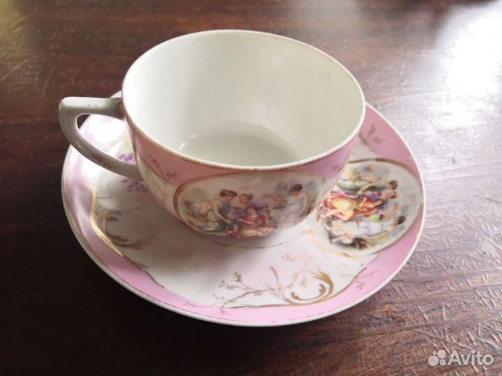 Чайная пара галантные сцены Гарднер