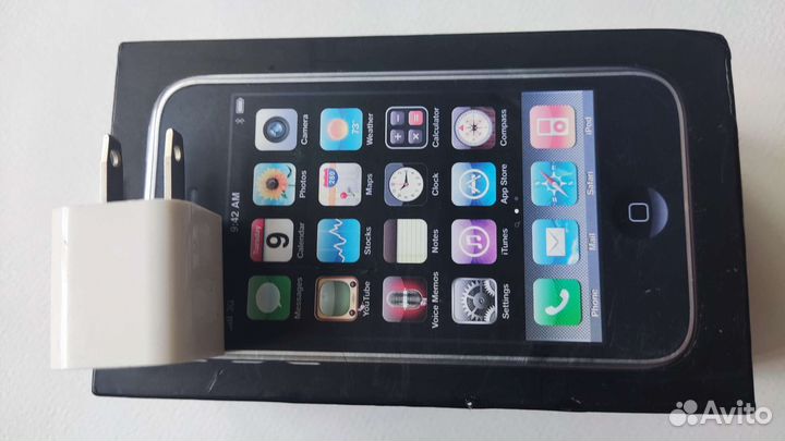 Блок питания apple 3gs, коробка и наклейки