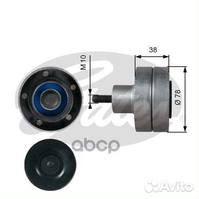 Ролик обводной DAF XF105 CF85 XF95