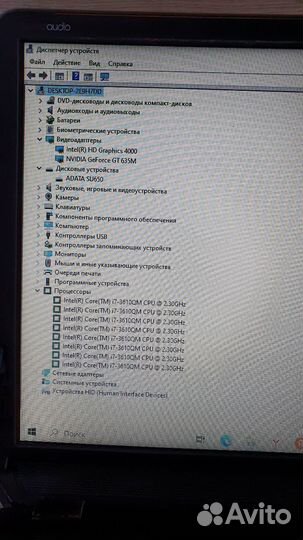 Ноутбук hp envy dv6, Core i7, gt635m, SSD 240, 6gb