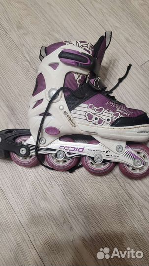 Роликовые коньки детские раздвижные 30-33