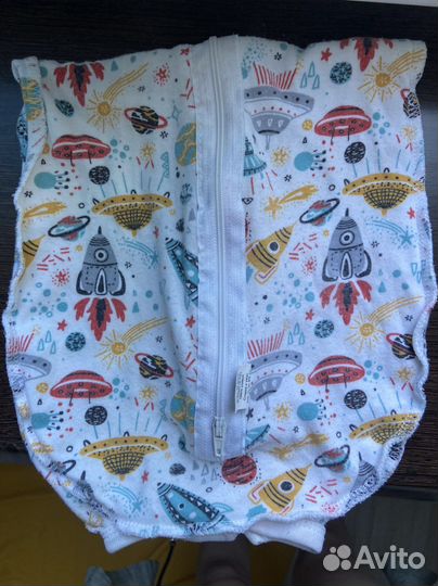 Пеленка кокон на молнии и одна на липучке