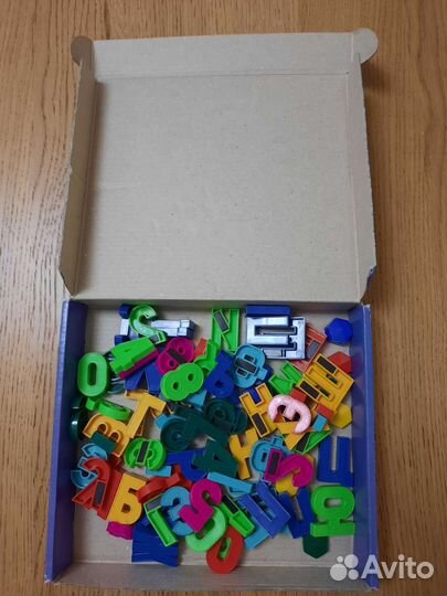 Набор букв и цифр 78 шт
