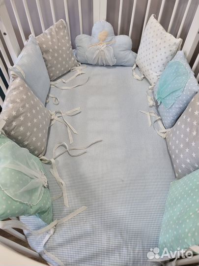 Бортики в детскую кроватку