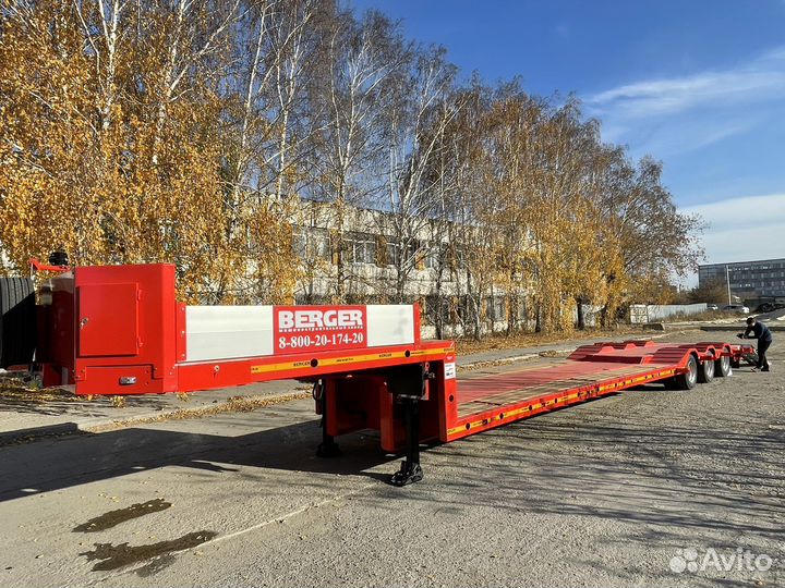 Полуприцеп трал (тяжеловоз) Berger 9853, 2023