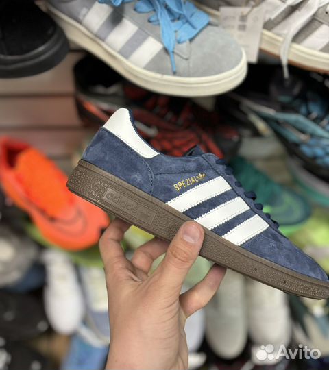 Кеды adidas spezial синие premium