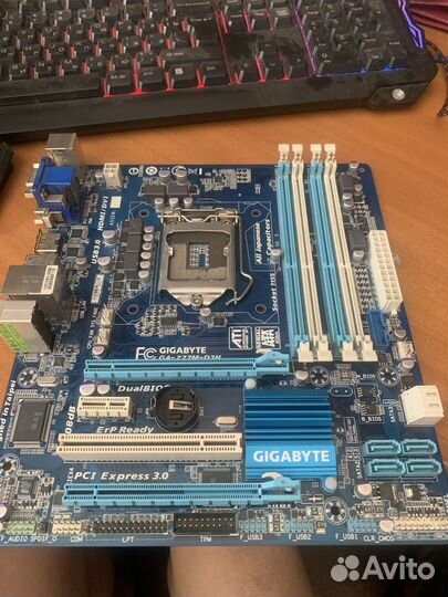 Материнская плата 1155 на запчасти