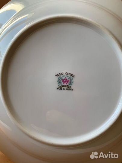 Тарелки японские и советские