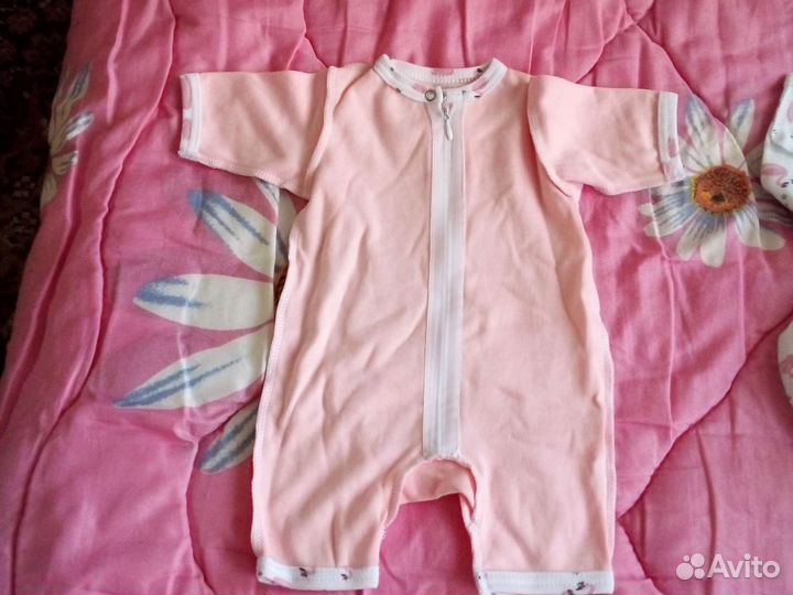 Комплект на выписку для девочки лето