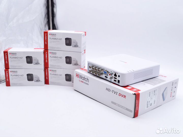 Цилиндрические цилиндрические камеры HiWatch 5 мп