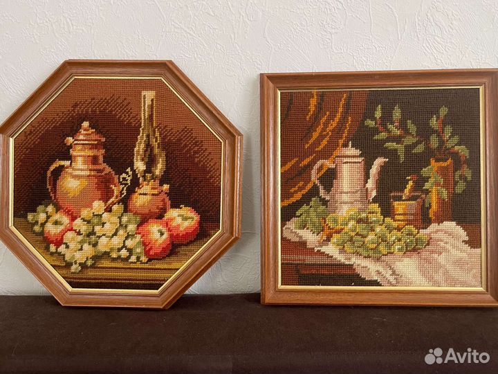 Картина,винтаж,Германия,вышивка