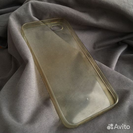 Прозрачный затемненный чехол iPhone 5/5s/se