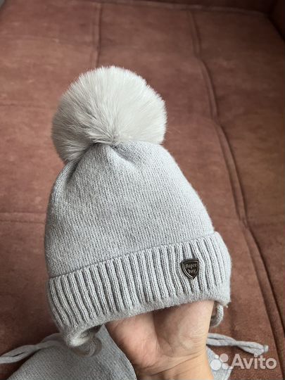 Комплект шапка, шарф