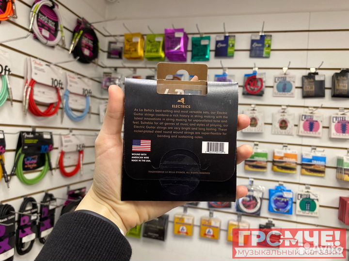 Струны для электрогитары La Bella 8-38