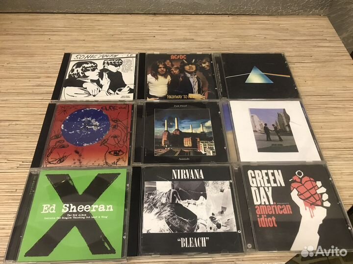 Cd диски Pink Floyd Ac/dc Nirvana Green day и др