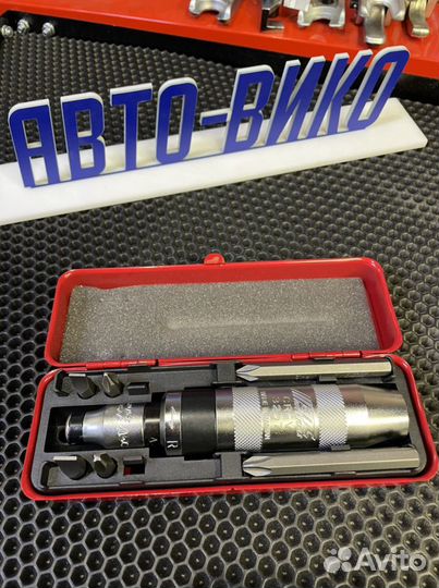 Отвертка ударная с набором бит JTC 3207