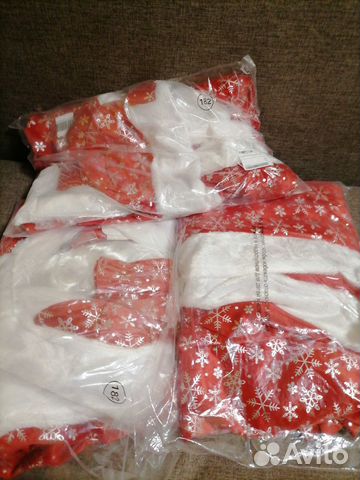 Новые костюм деда мороза полный комплект