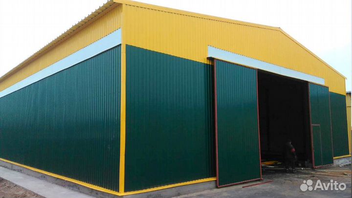 Строительство ангаров, складов, домов и т.д