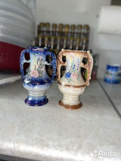 Кувшины цветное стекло СССР