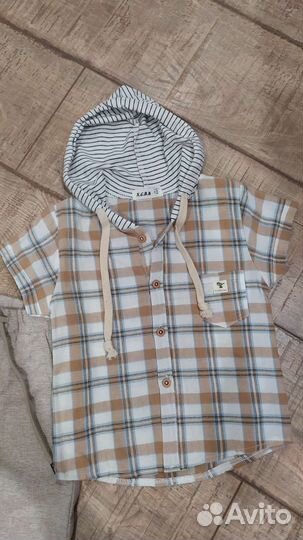 Рубашка с брюками р. 92-98