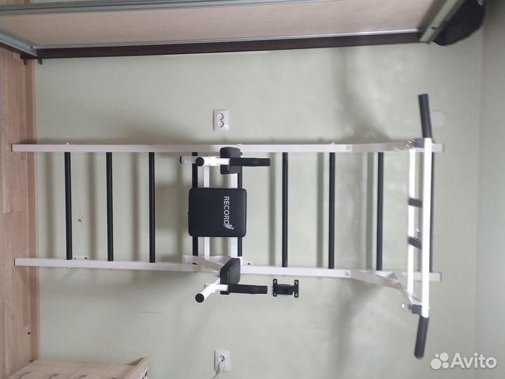 Шведская стенка с турником и брусьями Record