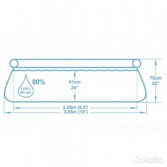 Детский надувной бассейн bestway