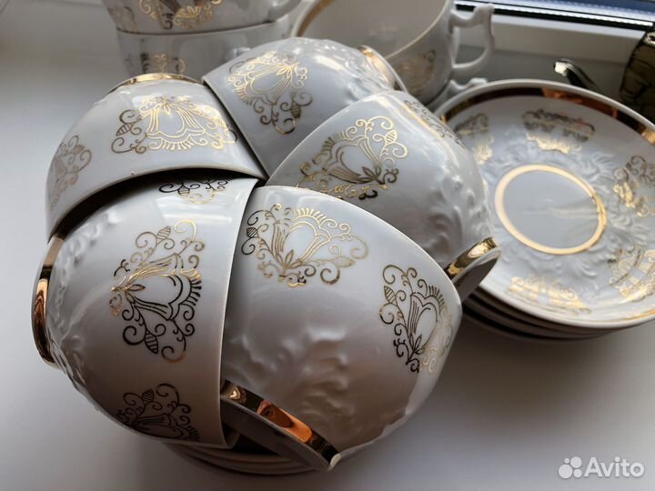 Чайные чашки с блюдцами СССР