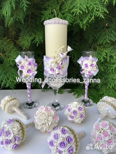 Бокалы и свечи
