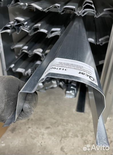 Порог левый Hyundai Solaris 2011-2017 (полный проф