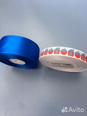 Ленты атласная и репсовая